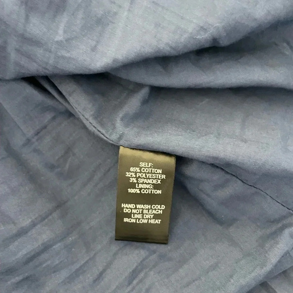 EUC Lulu's Deep Blue Puff Sleeve Dress - Picture 14 of 14